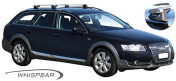 Audi A6 Allroad Yakima Whispbar roof racks